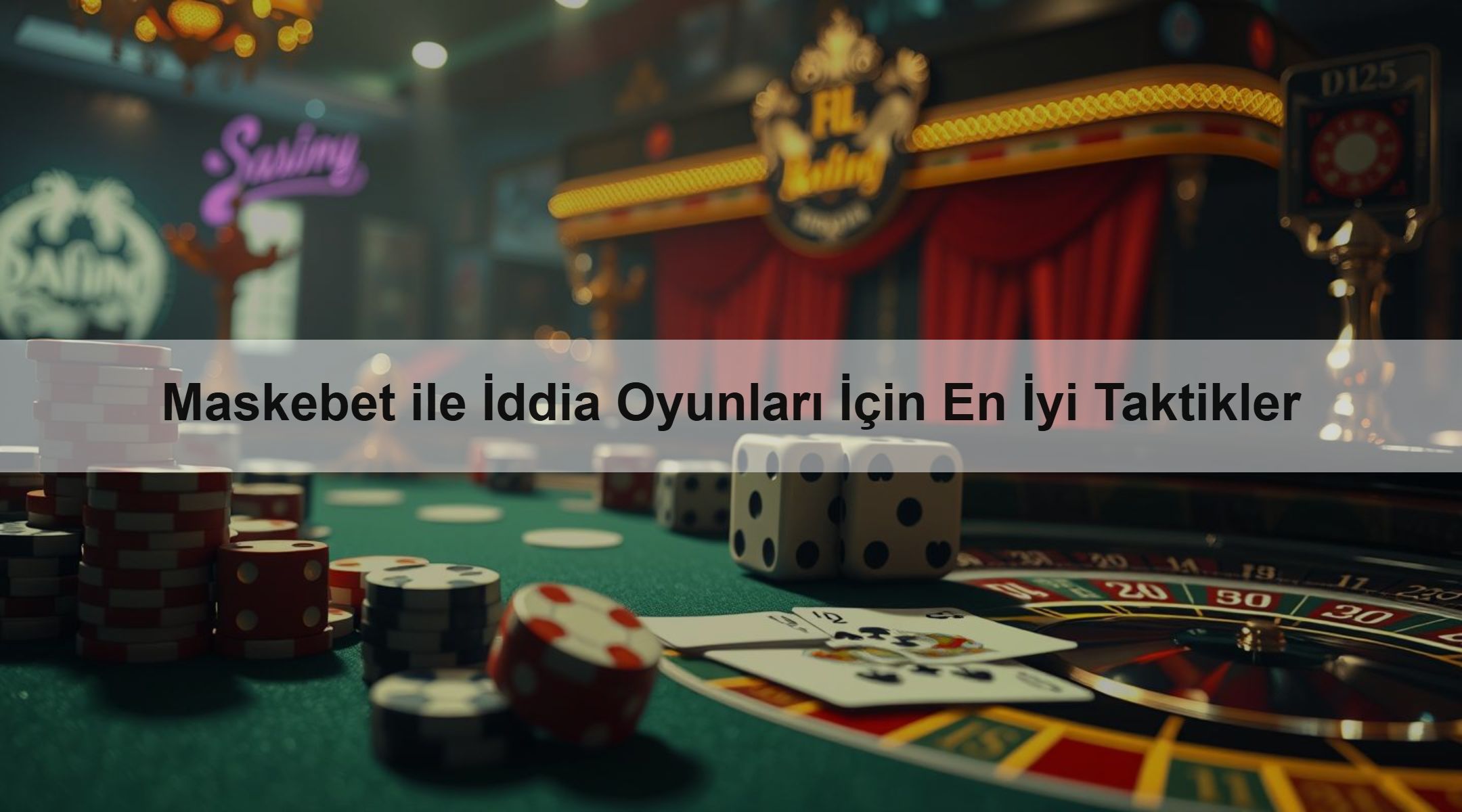 Maskebet ile İddia Oyunları İçin En İyi Taktikler