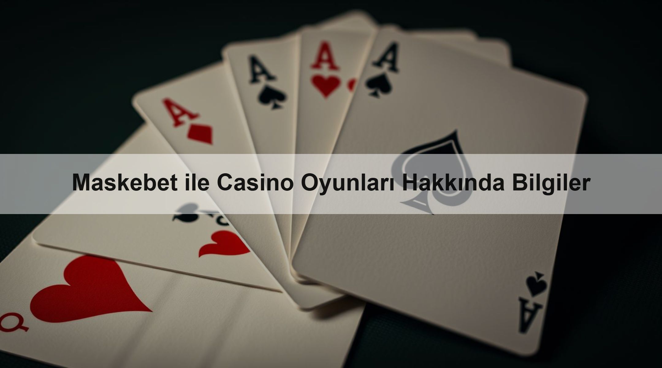Maskebet ile Casino Oyunları Hakkında Bilgiler